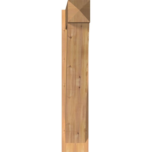 Traditional Arts & Crafts Smooth Outlooker, Western Red Cedar, 7 1/2W X 34D X 40H